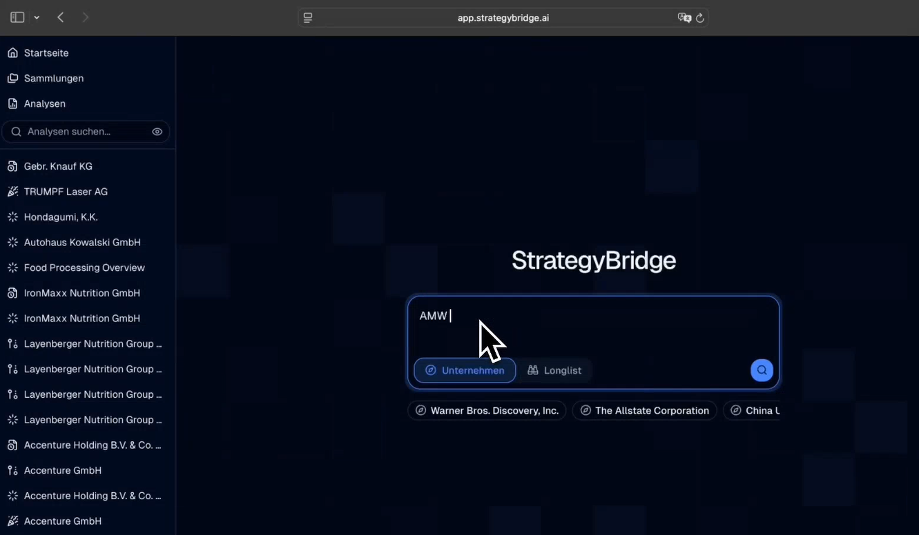 Advanced business and market analysis